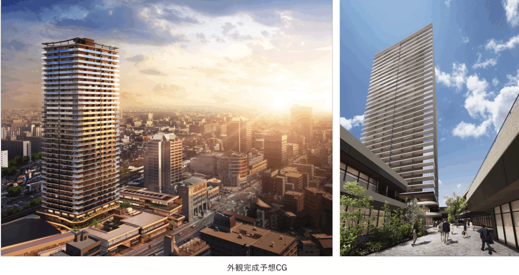『ブランズタワー西宮』_外観完成予想CG2